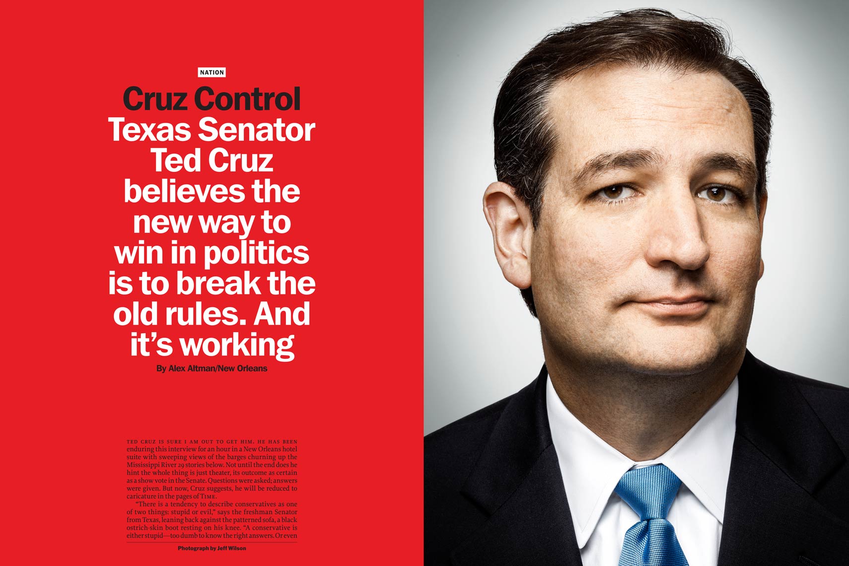TED CRUZ, TIME MAGAZINE